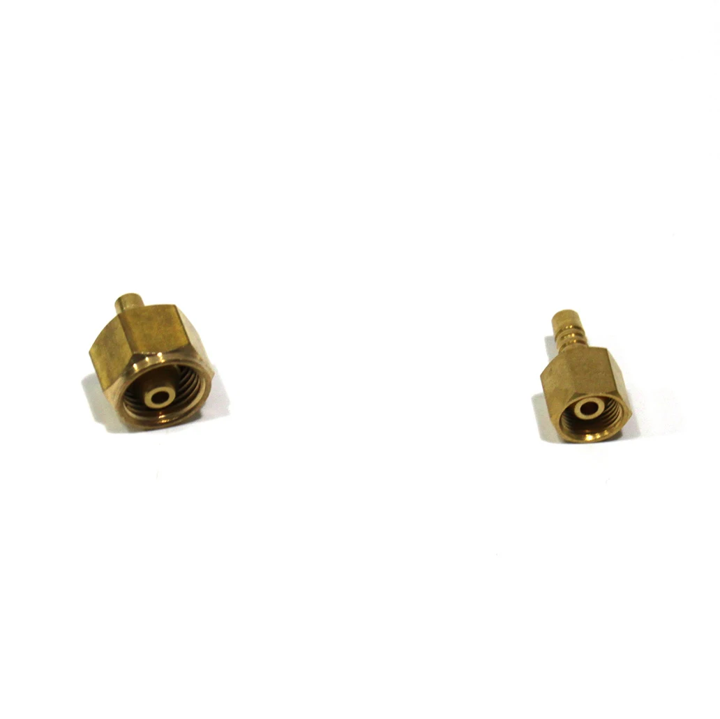 2 pces m10 ou m16 tig tocha de soldagem conector porca de gás água