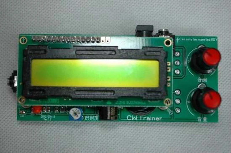 2in1: CW Trainer & Decoder * Morse Code Training Partner * Keyer Interpreter dc 9v-12v tune frequency: 600Hz- 1200Hz