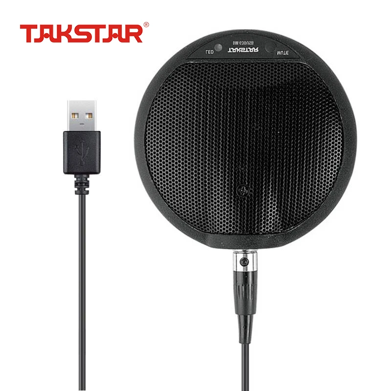 

TAKSTAR BM-630USB Boundary Microfone Condensador Drive Free Plug and Play Use for Network Live Broadcast Conference Vocal Chat