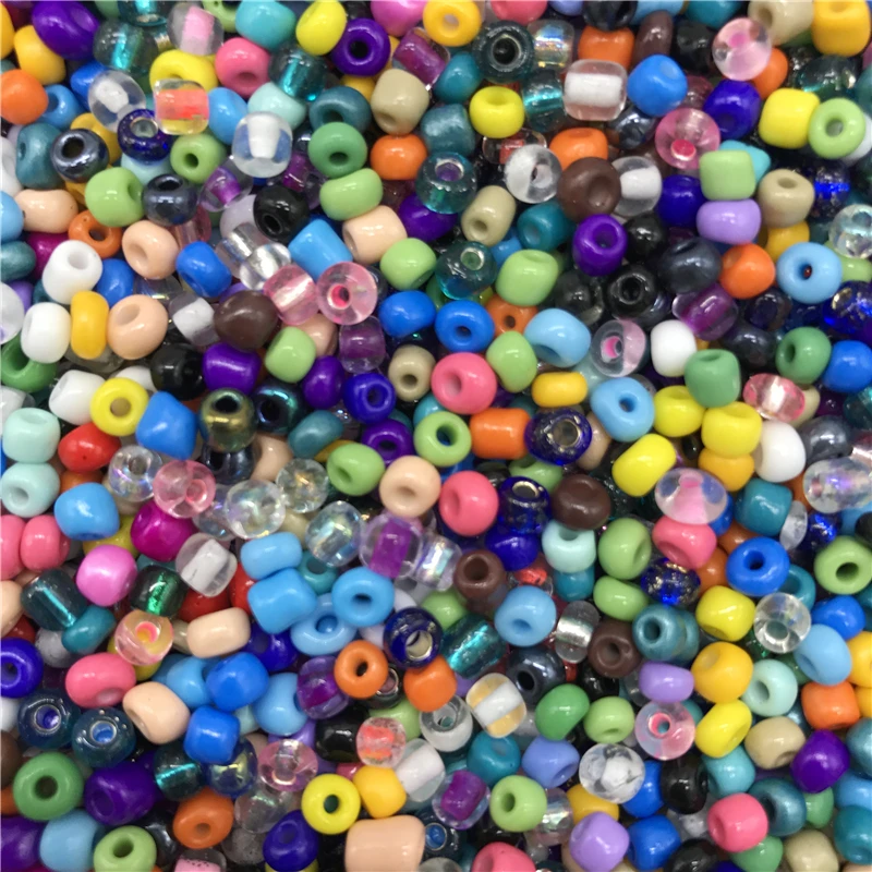 4mm 200pcs Charm Czech Glass Seed Beads DIY Bracelet Necklace For Jewelry Making DIY Earring Necklace Cross Stitch Accessories