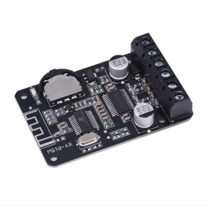 Placa amplificadora DE POTENCIA ESTÉREO con Bluetooth, placa amplificadora de potencia Digital de alta potencia de 12V/24V, RISE-20W sin carcasa, XY-P15W