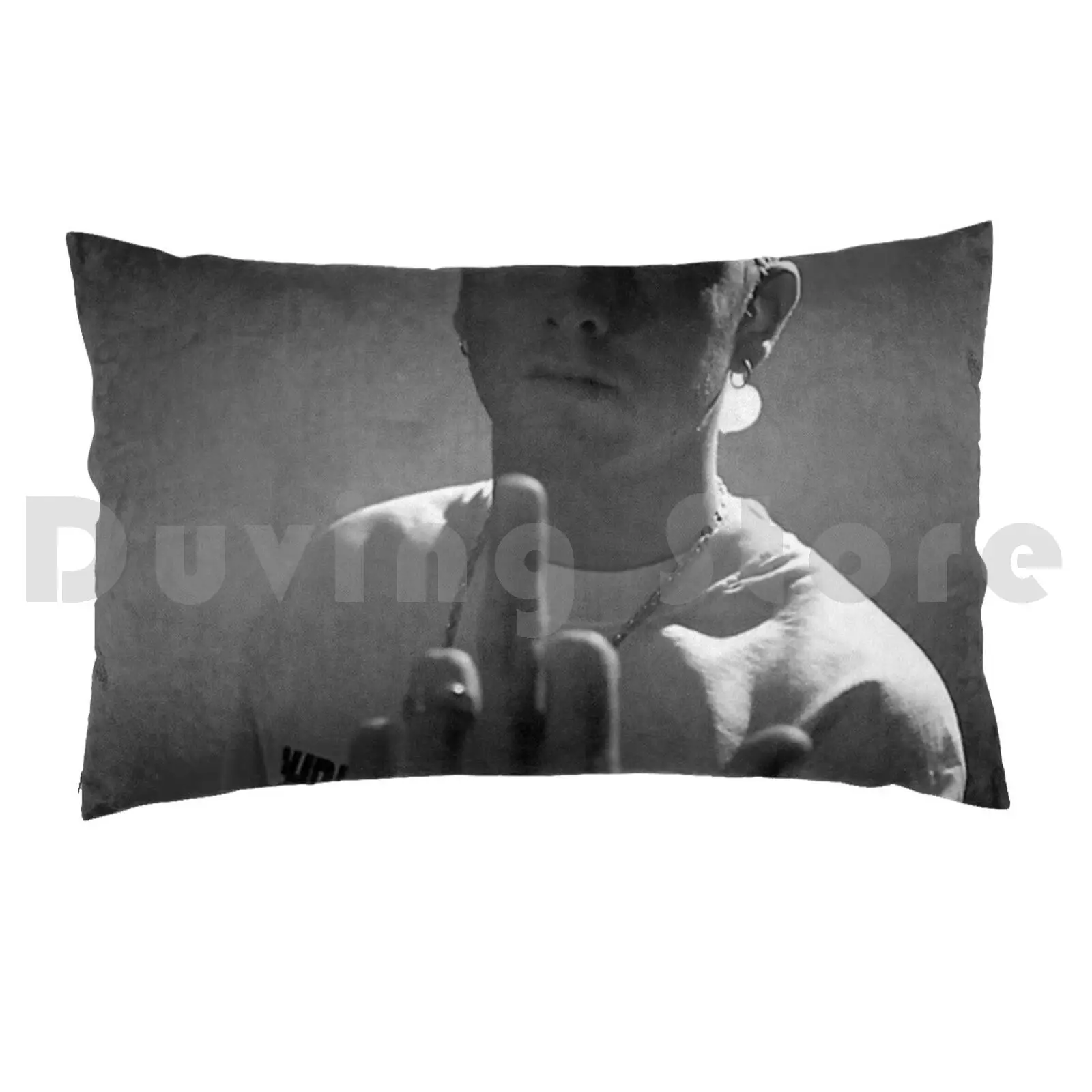 Slim Shady Pillow case Slim Shady Rapper Rap 50 Cent Legend 2pac Big Black And White Vintage Old