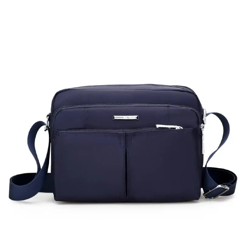 New fashion men's shoulder bag large capacity casual wild men's canvas bag fashion business briefcase messenger bag