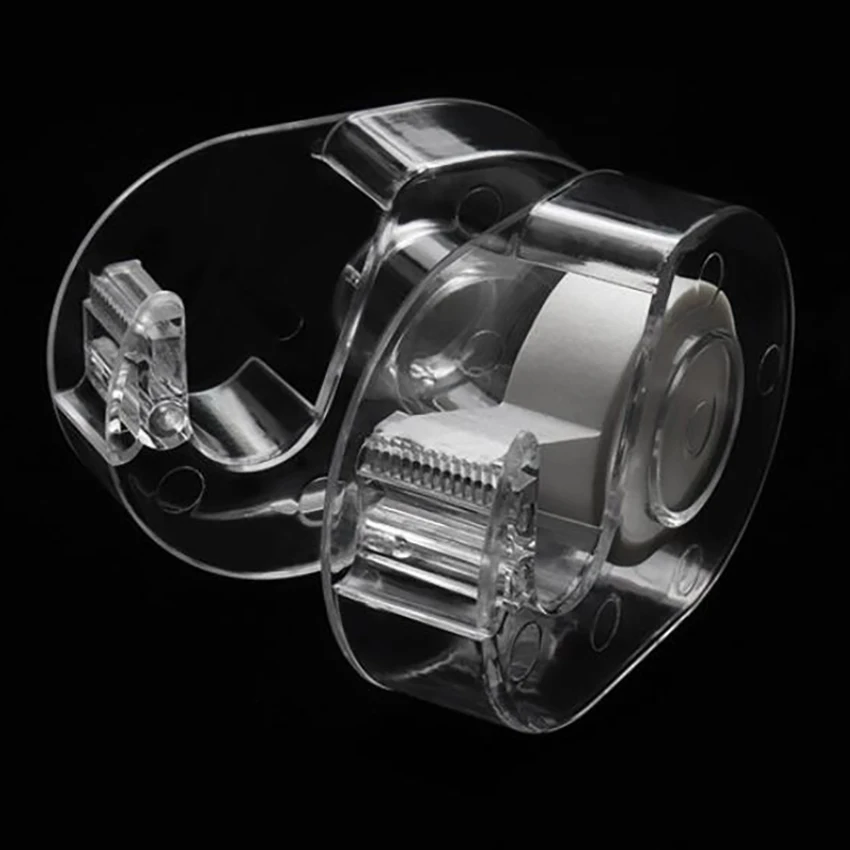 1Pc อะคริลิค Grafting Eyelash เครื่องตัดเทปโปร่งใสขนตาปลอมเทป,Grafting Eyelash Pad กาวเทป Cutter Holder