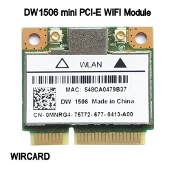 WIRCARD DW1506 AR5B125 mini PCI-E WiFi Card 802.11b/g/n WiFi Module for Dell laptop