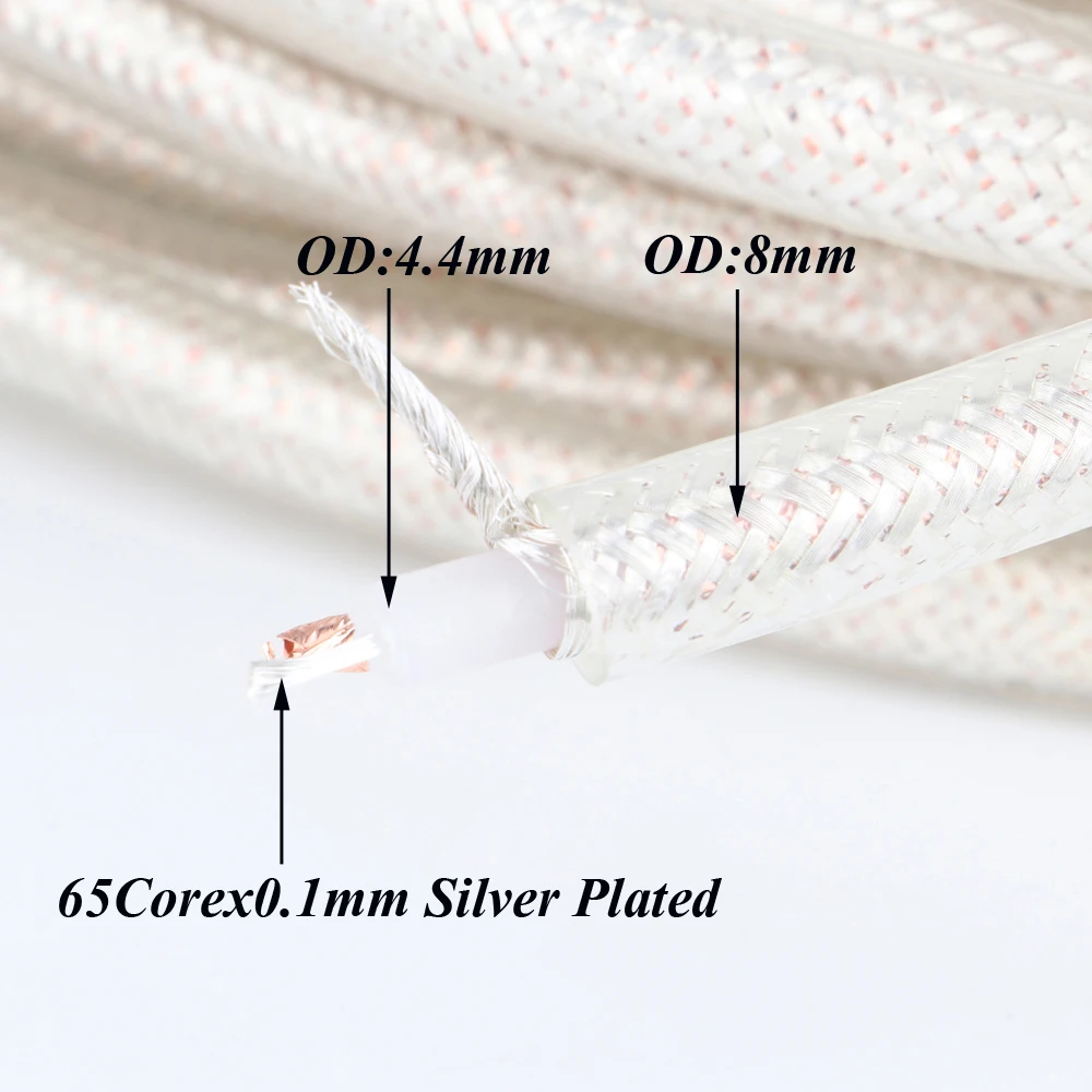 XLO THP4 HI-End OCC Silver plated Audiophile Coaxial Cable DIY Audio Digital Cable analog cable Speaker Cable