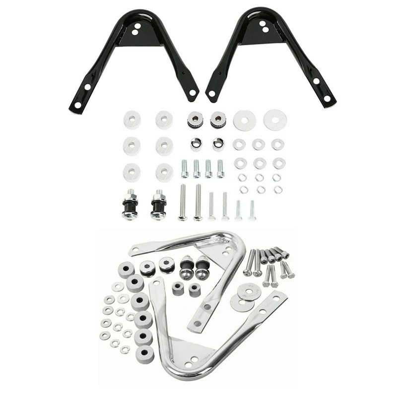 Motorcycle Two-up Luggage Rack Docking Hardware Fit For Harley Trunk Touring Road King Electra Street Glide FLHR FLTR FLHX 97-08