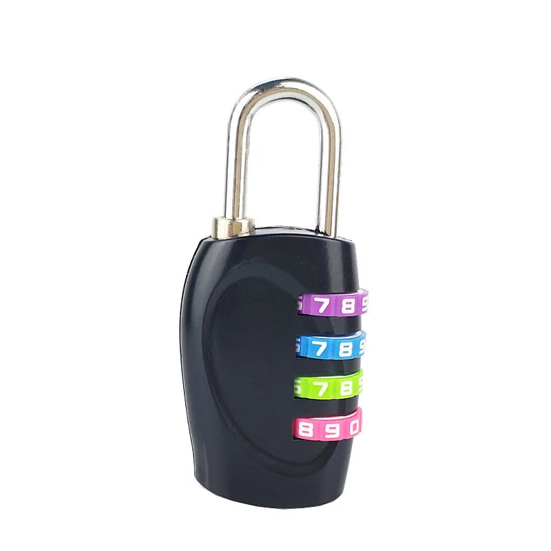 Colorful 4 Dial Digit Combination Lock Weatherproof Security Padlock Outdoor Gym StadiumTrunk Aluminum Alloy Safely Code Lock