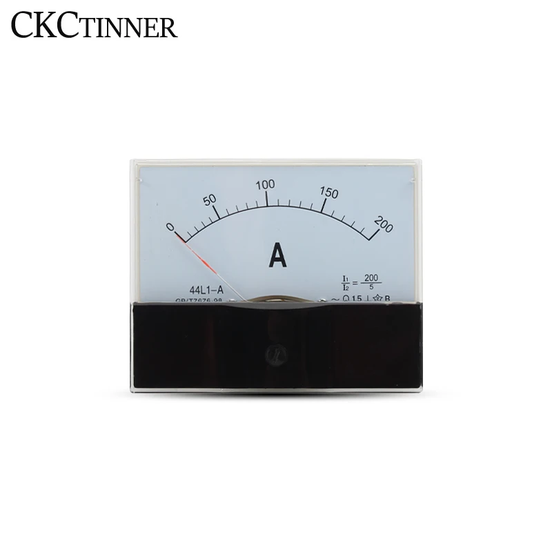 

Ammeter Power meter 44L1 AC Mechanical Pointer Generator Ampere Ammeter Voltage Accuracy Ammeter 5A/10A/20A/30A/50A