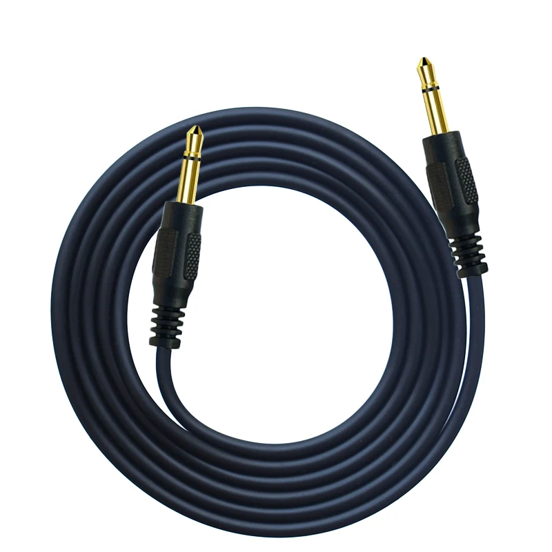 3.5mm Mono Male to Male Plug Audio Cable  2 Pole AUX Cable 1.5m 1.8m