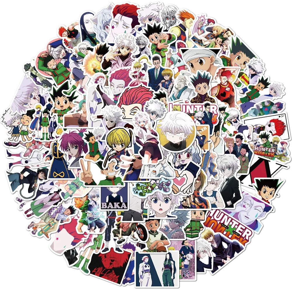 HUNTERxHUNTER Comic Japanese Anime Stickers GON FREECSS Killua Zoldyck DIY Scrapbooking Dary Planner Journal Stationery Sticker