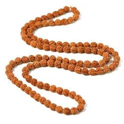 108pcs Vajra Bodhi Rudraksha Beads for Making Jewelry Meditation Mala Prayer Tibetan Buddhism for Necklace Bracelets Accessories