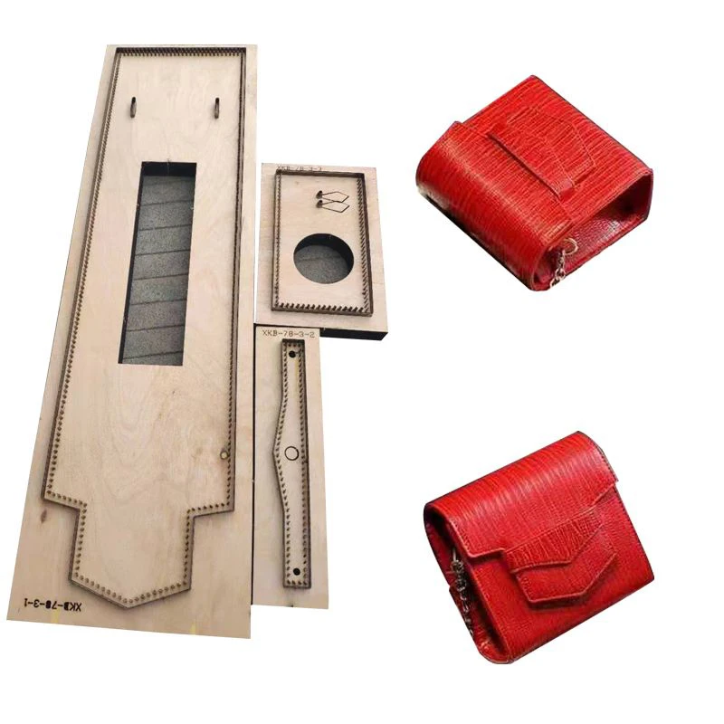 

DIY leather craft women small shoulder bag die cutting knife mould hand punch tool pattern set