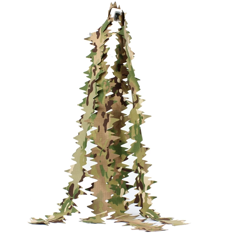 

Camo Rifle Cover Strip, Ghillie Strips to Build Your Own Ghillie Suit, Ghillie Concealment Material, CP Multicam, 10pcs
