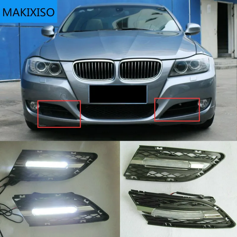 

2PCS Car LED DRL For BMW E90 3series 328i 320i 323i 325i 330i 2010 2011 2012 Daytime Running Lights Daylight Fog lamp