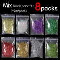 8 bolsas de colores surtidos