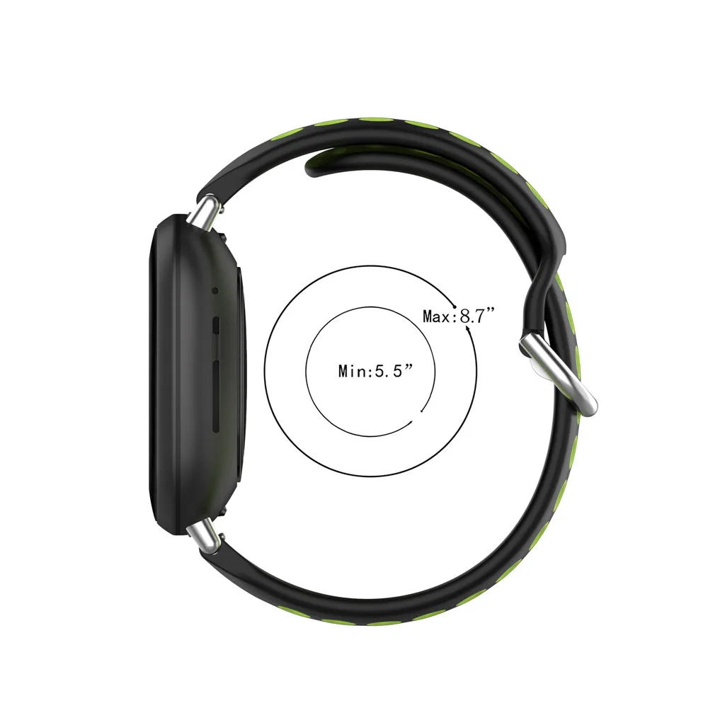 คู่สีซิลิโคนสายคล้องคอสำหรับFitbit Versa 3/Sense Smartwatchเปลี่ยนนาฬิกาสายรัดข้อมืออุปกรณ์เสริม