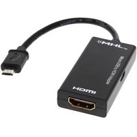 USB to HDMI MHL Micro USB Male to HDMI Female Vedio Cable Connection Adapter Connector for Samsung HTC XiaoMi GK99