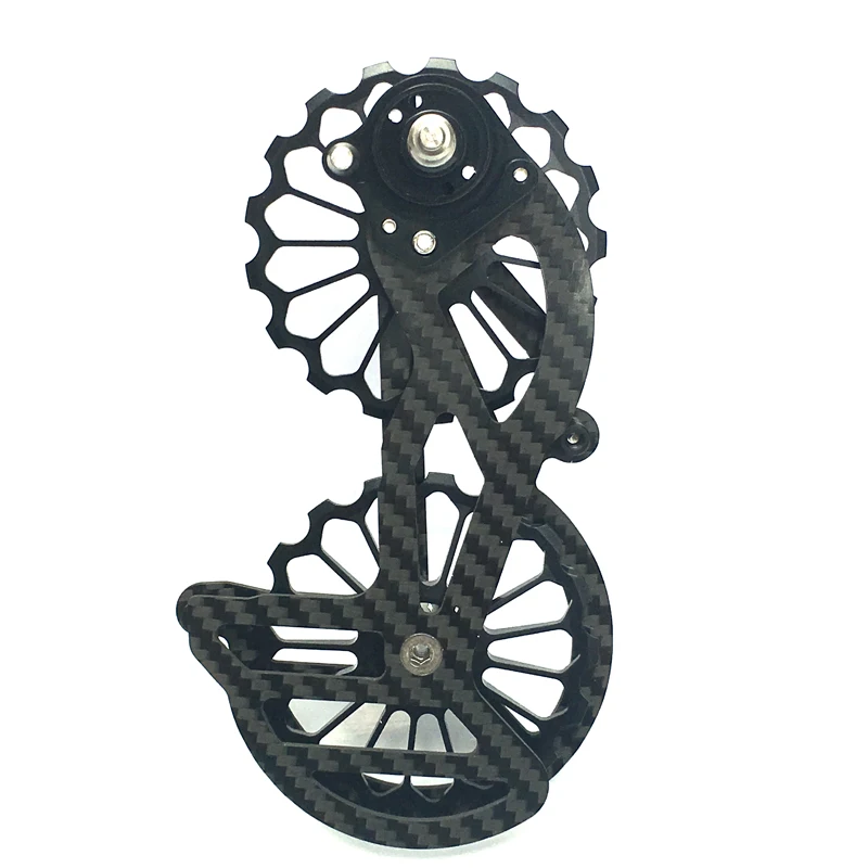 Oversized Ceramic Rear Derailleur Pulley Road Bike Bicycle Carbon Fiber Jockey Pulley For SRAM RED RIVAL FORCE 10 11 Speed