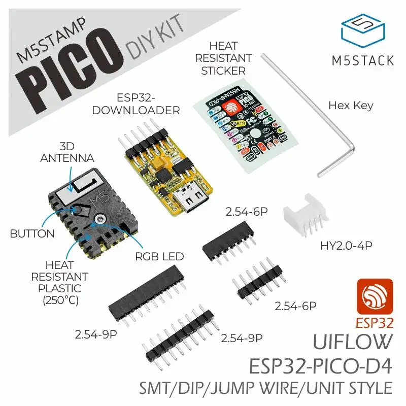 M5Stack Official M5Stamp Pico DIY Kit