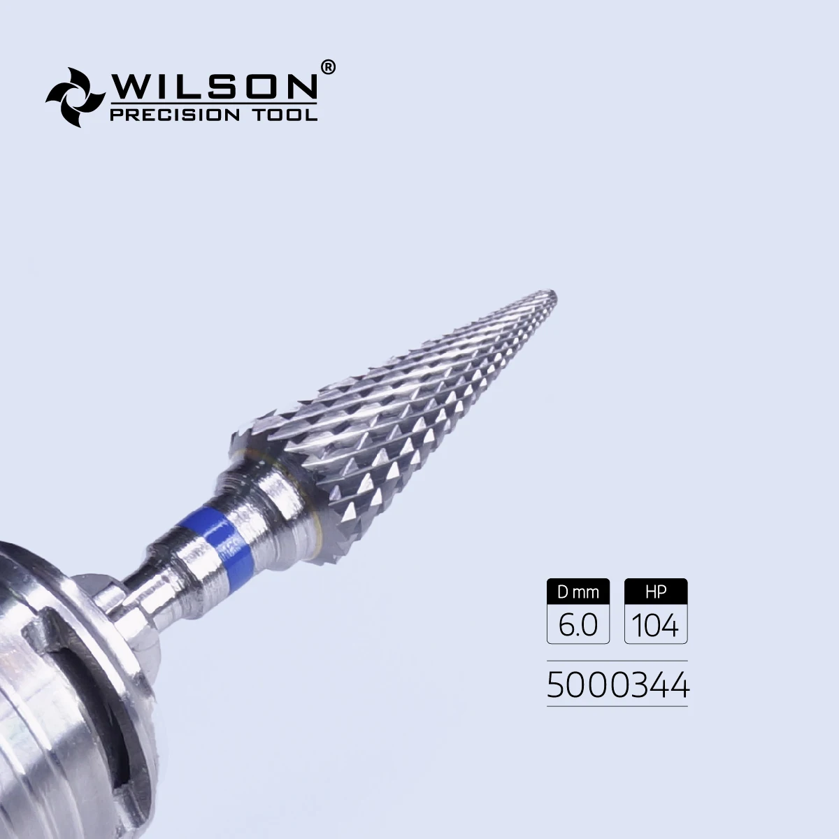 WilsonDental 5000344-ISO 213 190 060 Tungsten Carbide Dental Burs for Trimming Plaster/Acrylic/Metal