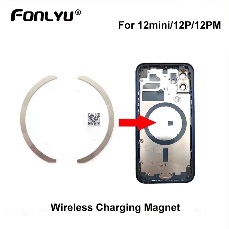 

Original Magsafe Wireless Charging Magnet Module Replacement For iPhone 12 13 Pro Max Mini Back Housing Repair Modification