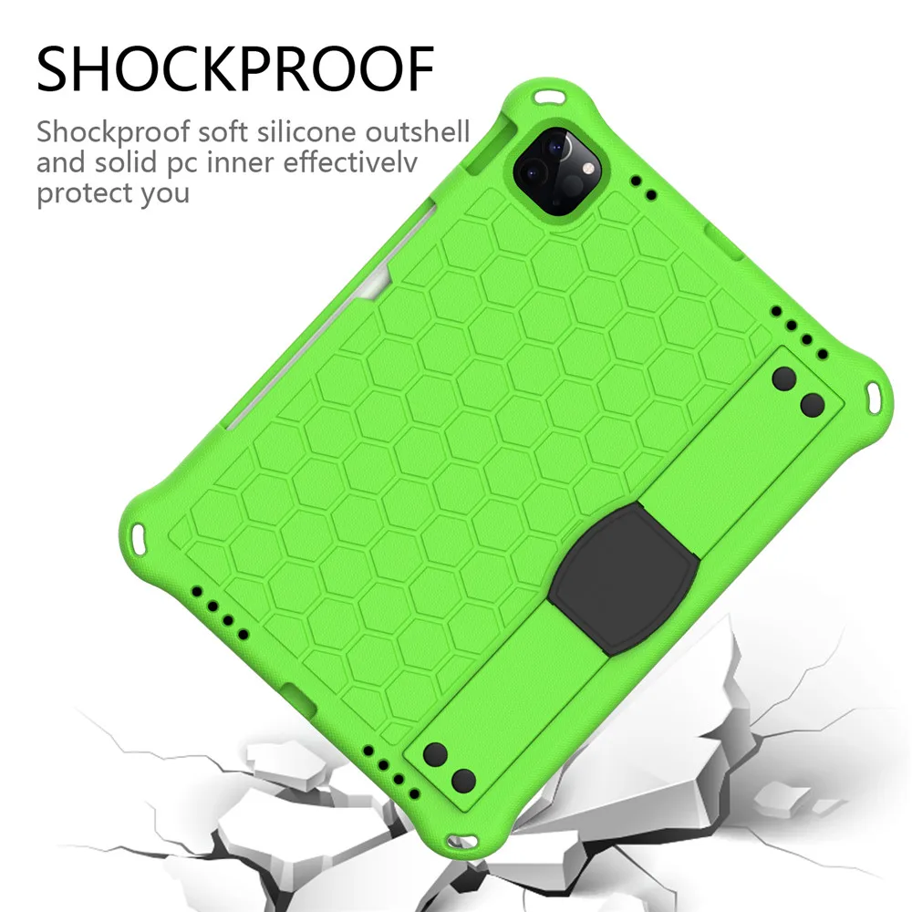 For iPad Air 4 10.9 inch 2020 tablet Case for iPad Air4 10.9 kids safe Shock Proof full body Handle stand EVA cover with Strap