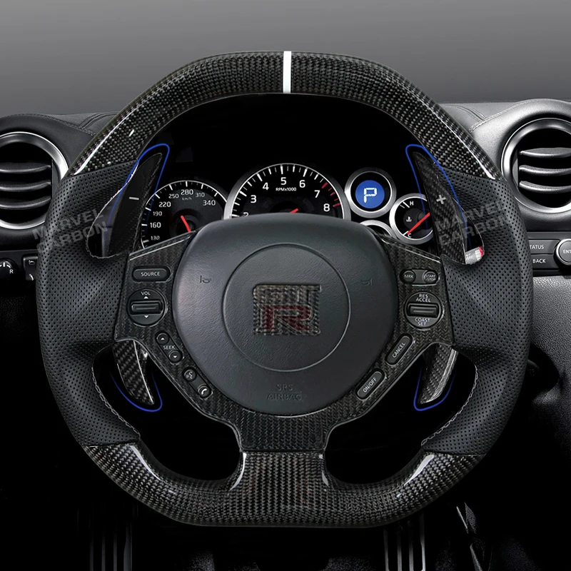 Carbon Fiber Paddle Shifter for Nissan GT-R 370Z R35 M37 M56 Q50 Q60 Q70 FX37 FX50 QX70 G37