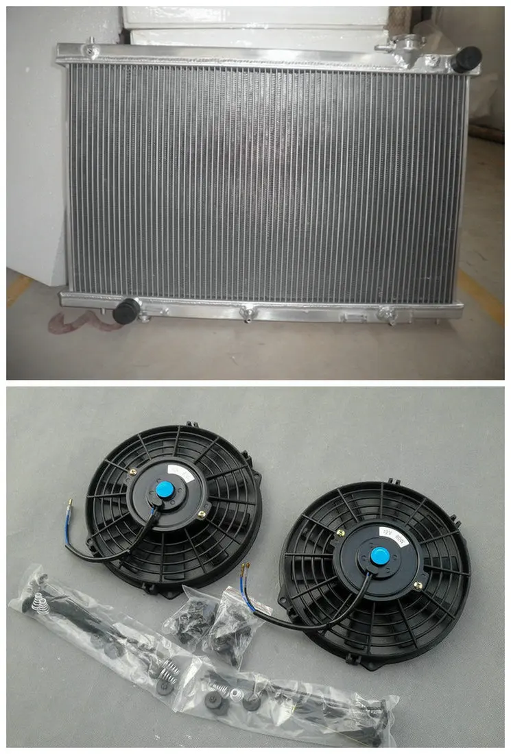 

HOT SELLING Aluminum Radiator + Fan*2 For 2003-2007 INFINITI G35 G 35 3.5L COUPE SEDAN 2004 2005 2006