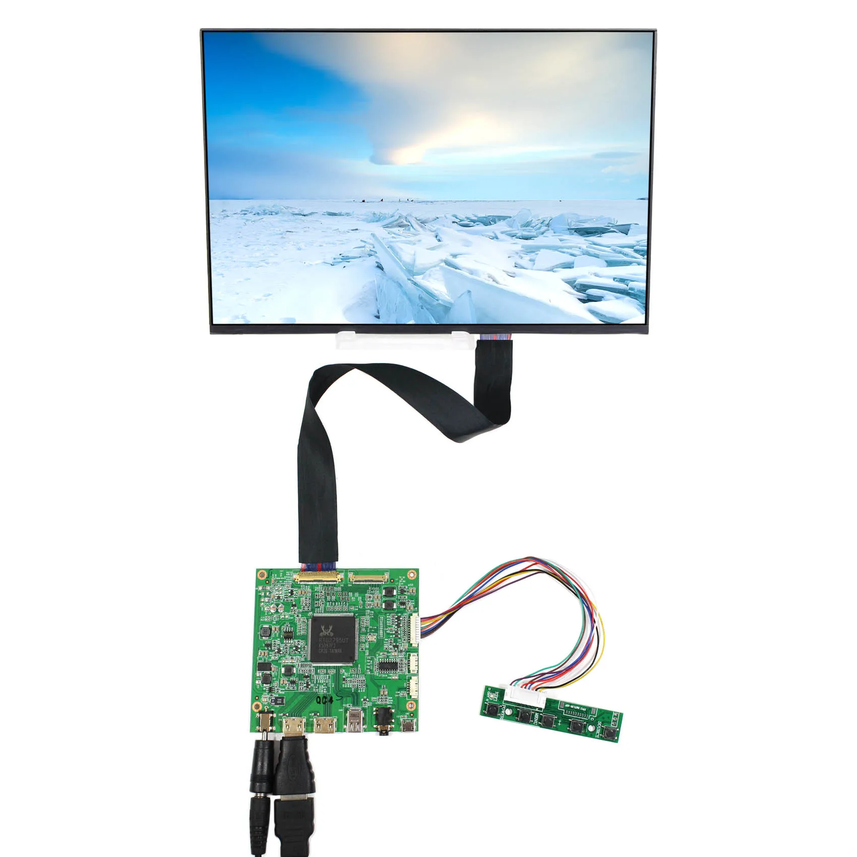 12.3inch LP123QP1-SPA2 3000X2000 IPS LCD Screen Replacement Laptop Panel with Mini HD MI DP LCD Controller Board VS-RT2795T4K-V1