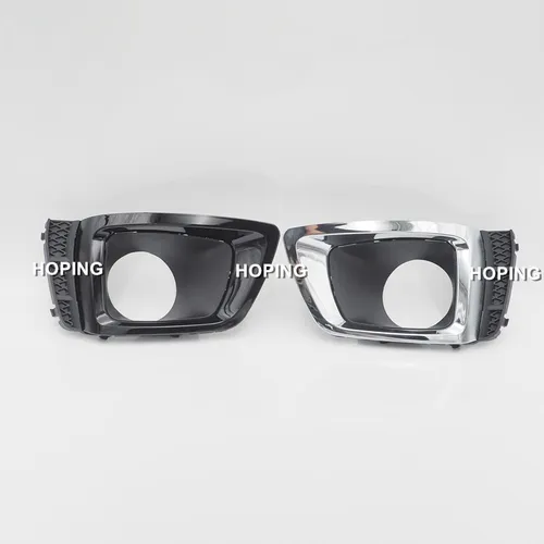 Imagen 2 del producto Para Subaru Forester sport Turbo 2014-2016 luz antiniebla delantera del coche marco de bisel lámpara antiniebla decoración cubierta embellecedora