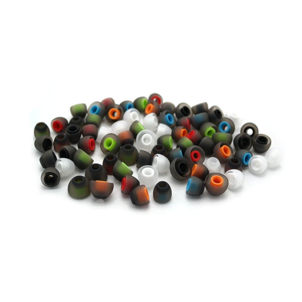 1 زوج/مجموعة 4.5 مللي متر S/M/L سيليكون بولي يوريثان رصاصة شكل سماعة سماعة بطانة للأذن سماعات داخل الأذن سماعات الأذن سيليكون كم