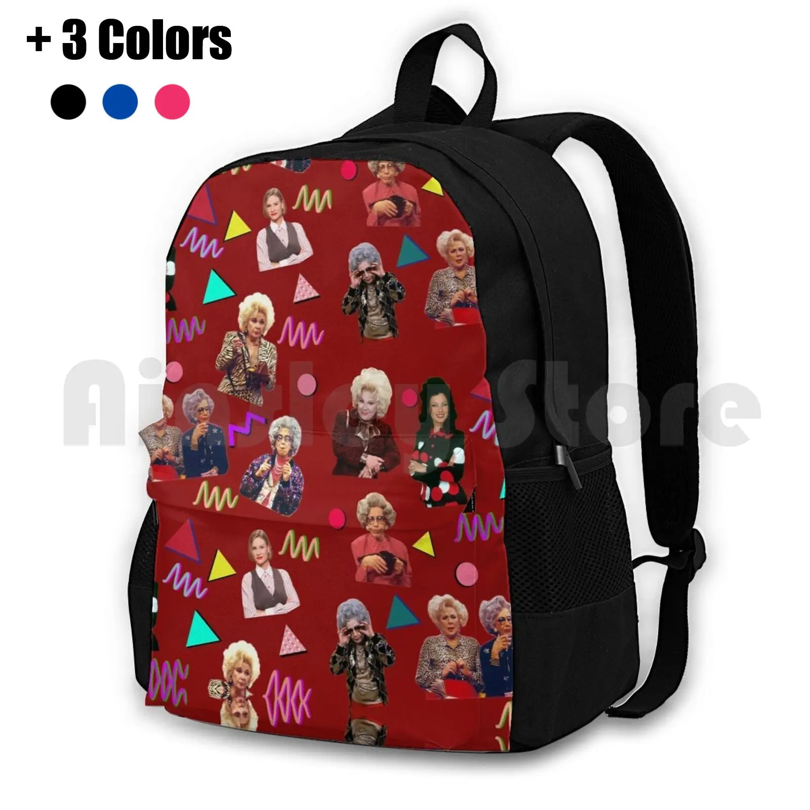 

The Nanny Outdoor Hiking Backpack Riding Climbing Sports Bag The Nanny Nanny Collage Pattern Sylvia Fine Grandma Yetta Cc