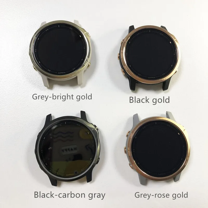 

For GARMIN Fenix 6S Sapphire LCD Display Screen Rose Golden/Light Golden/Carbon Gray DLC Screen Panel Replacement