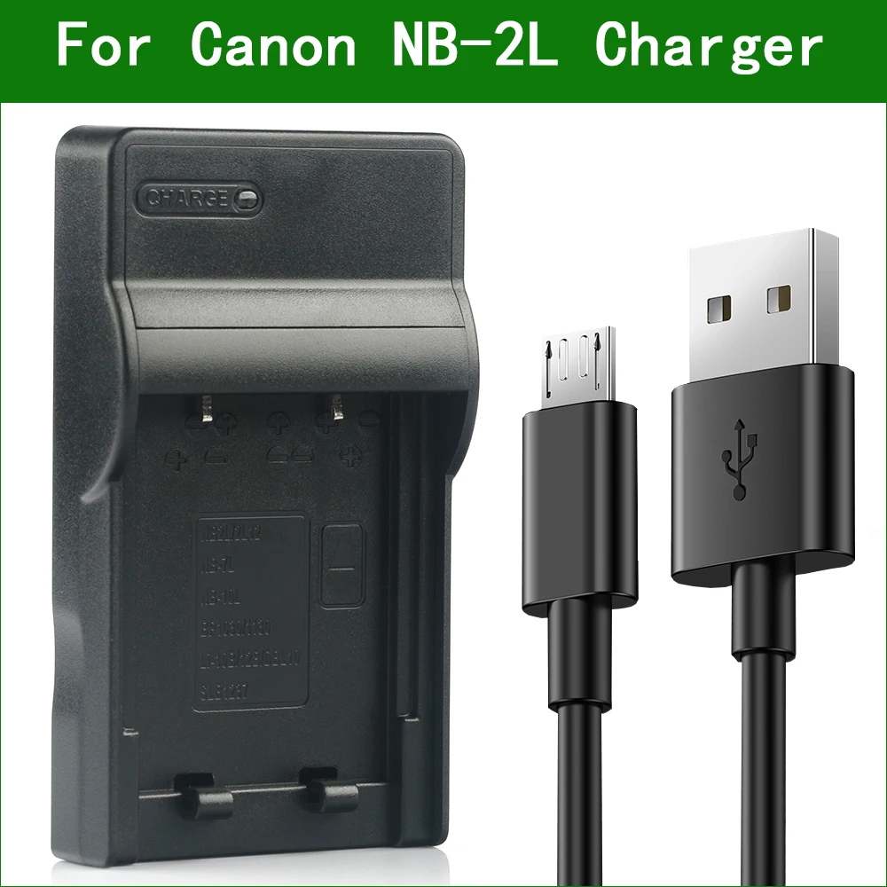 NB-2L NB-2LH Digital Camera Battery Charger For Canon EOS 350D 400D Digital Rebel XT, XTi DC310 DC320 DC330 DC410 DC420