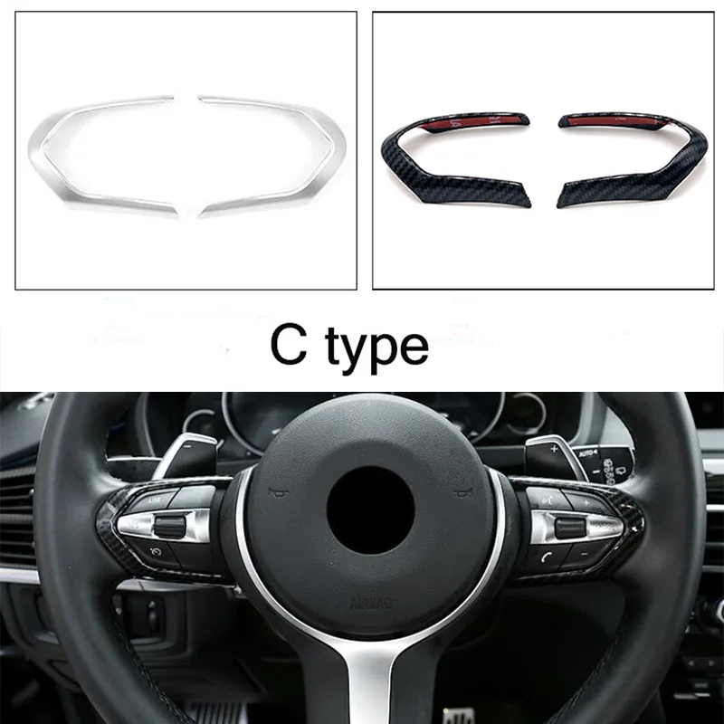 Car Steering Wheel Decoration For BMW 1 3 4 5-series F30 F31 F35 G20 G21 F32 F33 F36 F20 F21 F10 F11 F18 F07 G30 G31 M2/3/4/5/M6