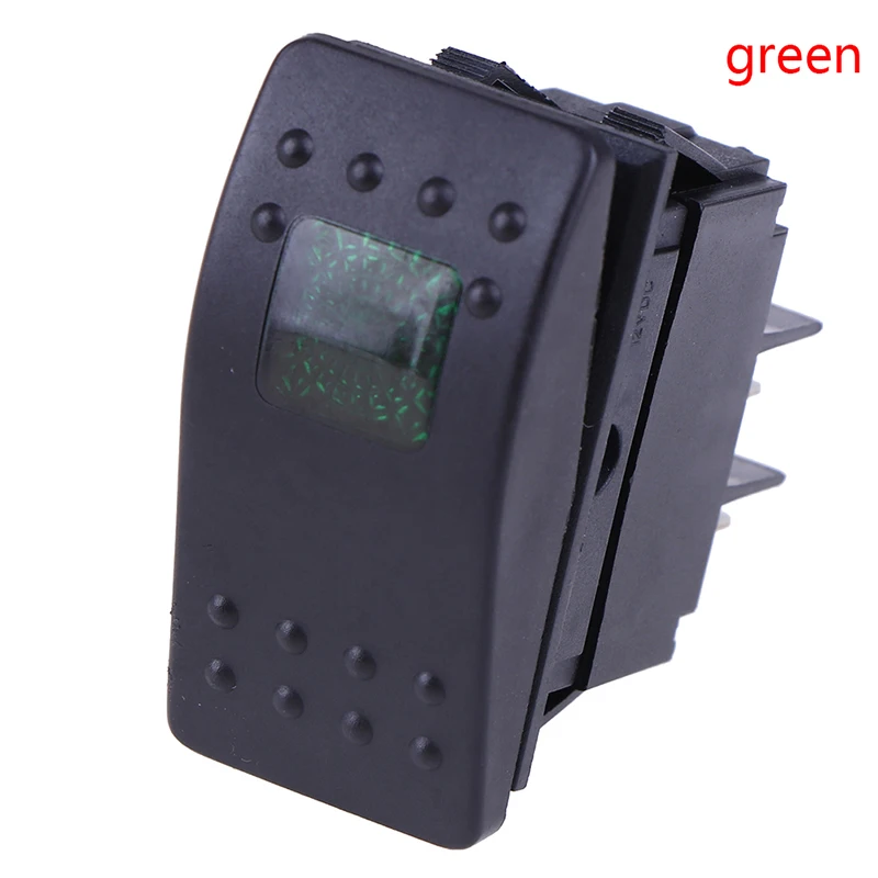 Waterproof Bar Rocker Toggle Switch Car Boat Marine Rocker Switch Button 12v/35A LED Light Lamp 4pin Switch