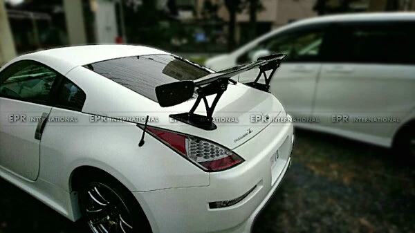 

Car-styling for Nissan 350Z Z33 Glass Fiber INGS Style Unpainted Rear Trunk GT Spoiler Wing Frp BodyKit Styling Auto Tuning Part