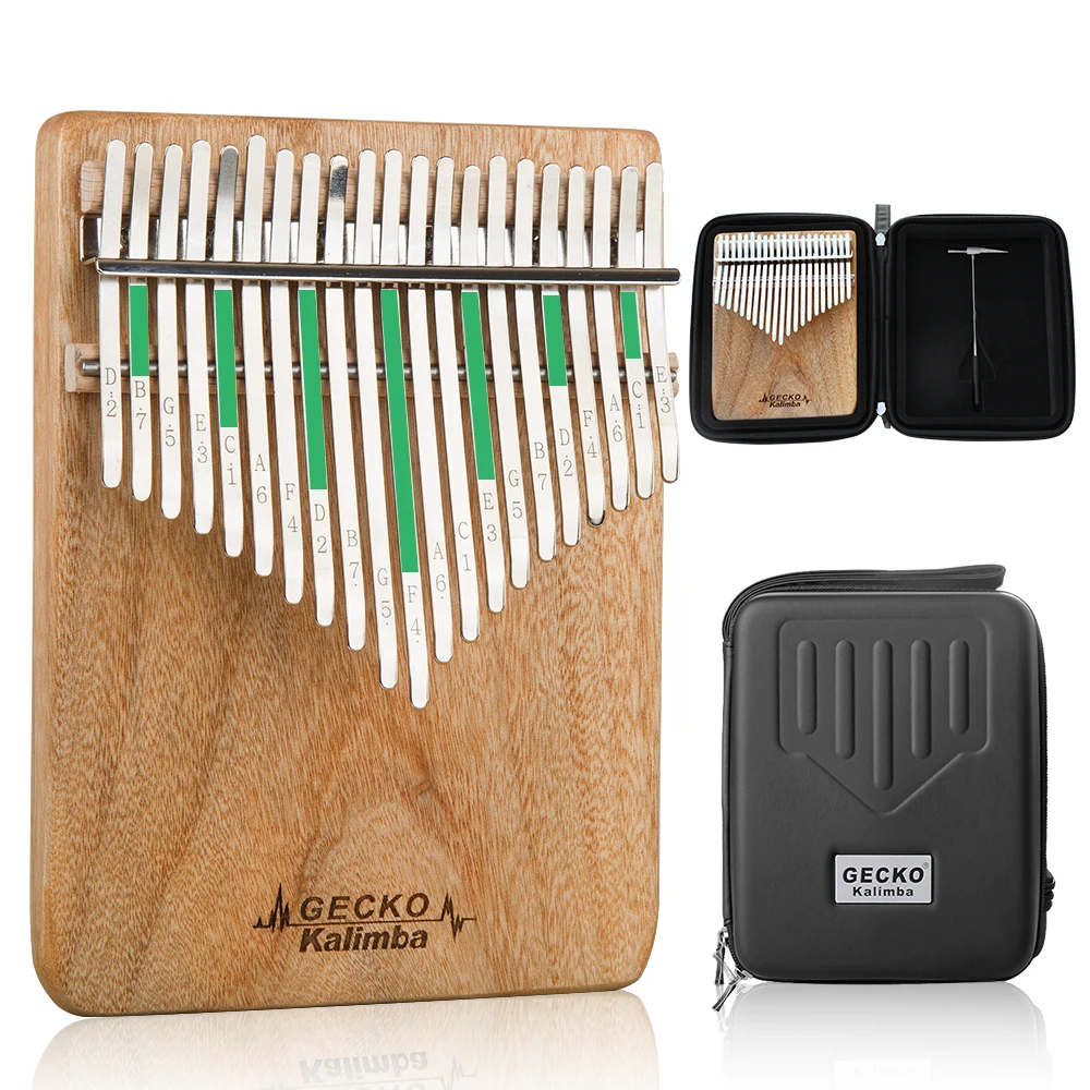 GECKO Kalimba, Piano de Pulgar - A Musical Instrument With Keys reseña y precio