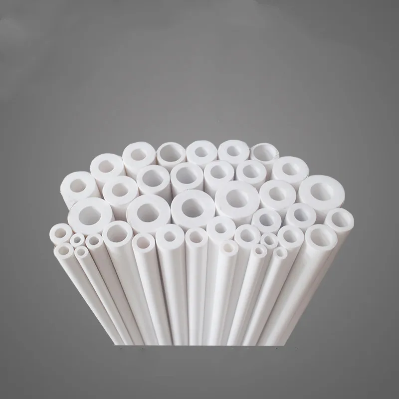 Custom Chemical Resistant PTFE Tubing, Low friction PTFE Pipe,High-Temperature,High-pressure,Non-Stick Tube, ID 5 - 375mm, White