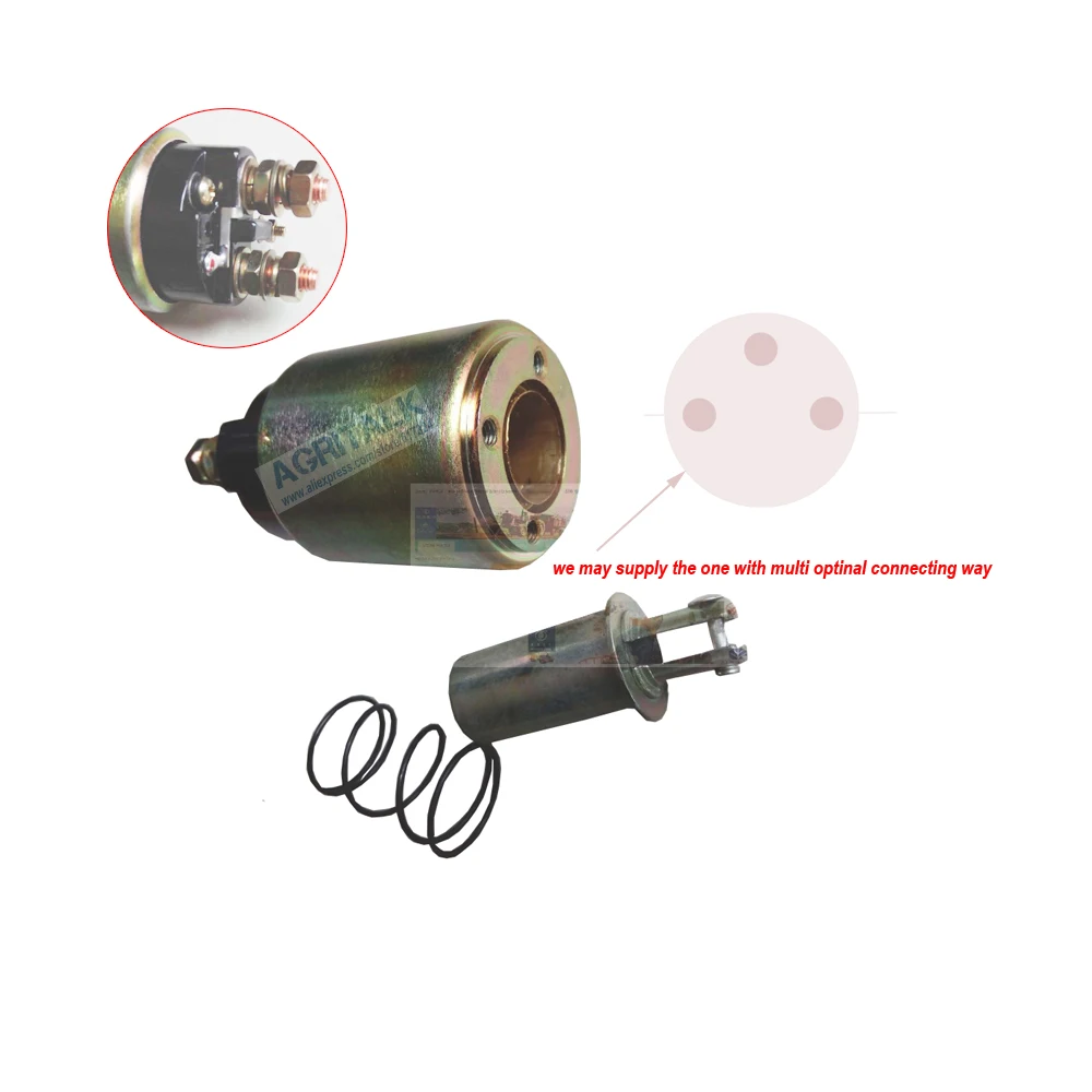 solenoid switch of QD1332 for Tractor starter motor, please check the shape when make the order