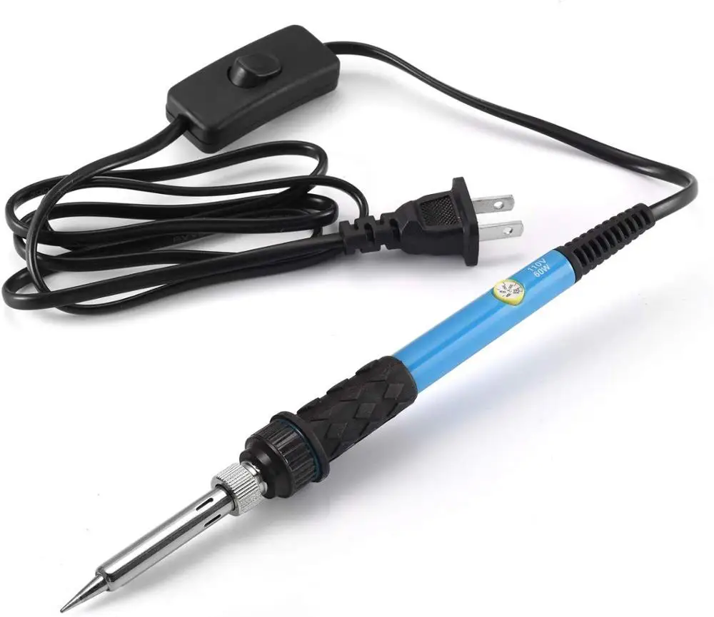 Mini ferro de solda de temperatura ajustável estação de retrabalho de ferro de solda elétrica mini lidar com ferramentas de reparo de solda de lápis