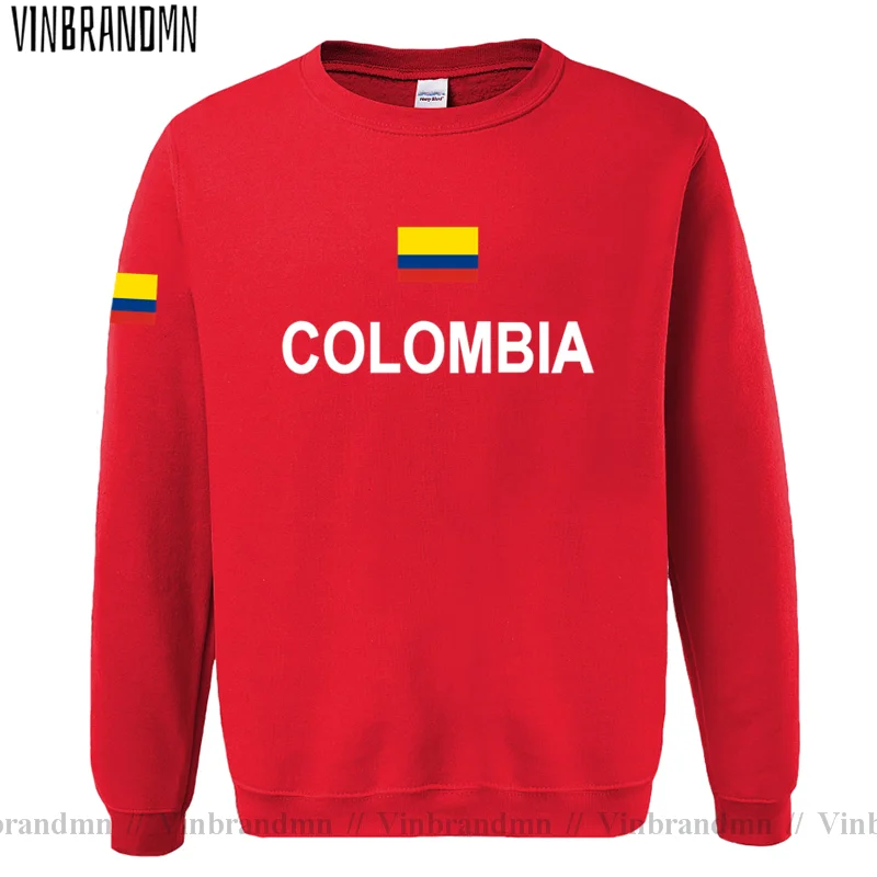 Colombia Colombian COL CO mens hoodie pullovers hoodies men sweatshirt new streetwear clothing Sportswear tracksuit nation flag