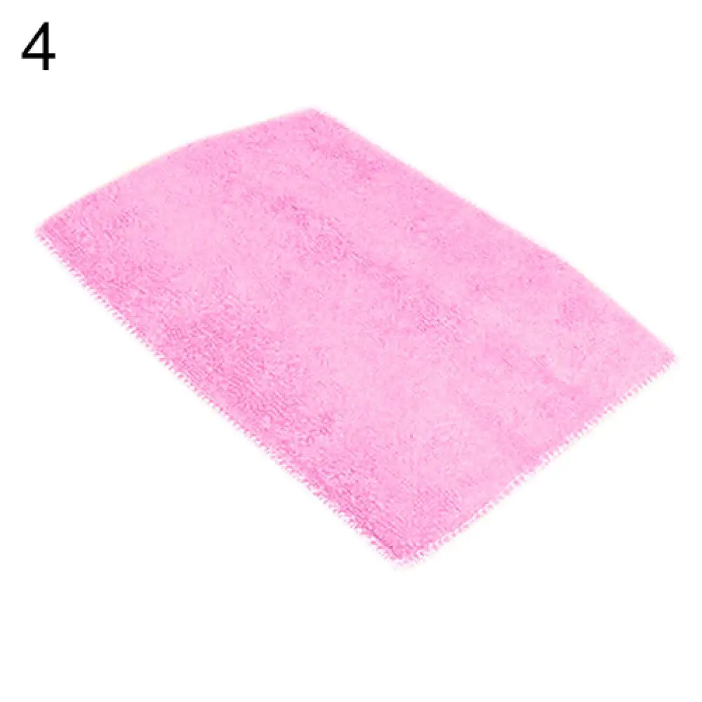 Dish Towel Dishcloth Bamboo Fiber Oil Washing Towels Anti-grease Anti-bacteria Super Absorbent Scouring Pad Kitchen Gadget