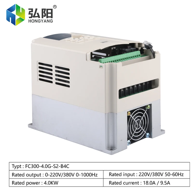 4.0kw BEST Inverter 0-1000Hz 220V / 380V 3-Phase Vector Variable Frequency Drive, Used For Speed Control Of CNC Spindle Motor