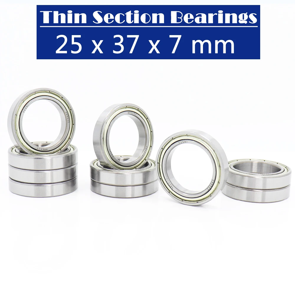 6805ZZ Bearing 25*37*7 mm ( 10 PCS ) Metric Slim Thin Section 61805Z 6805 Z ZZ Ball Bearings 6805Z