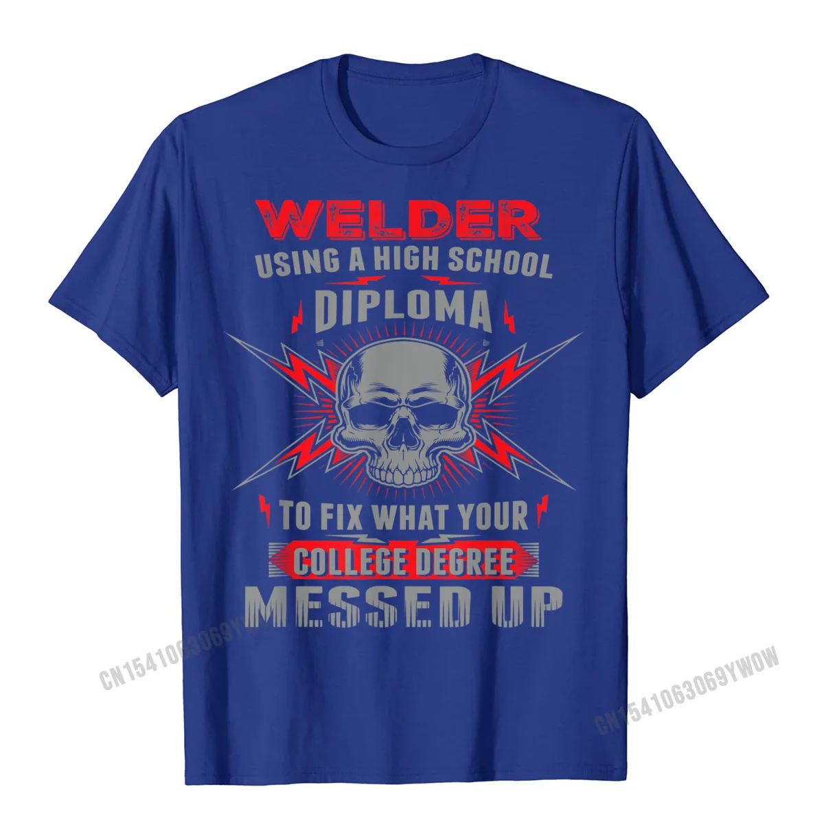 Funny Welding Proud Welder Tshirt Custom Summer Tops Shirts Company Harajuku Cotton Male T Shirt Oversized T Shirt