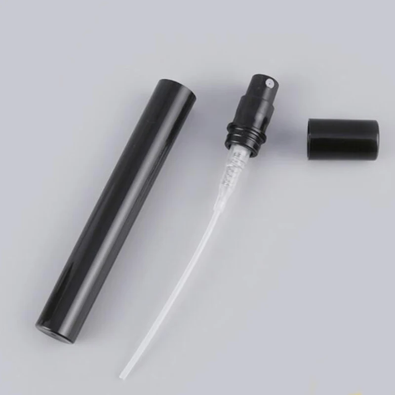 2ml 3ml 4ml 5ml black plastic perfume sample bottles with spray pump pen spray bottle mini Perfume Vials