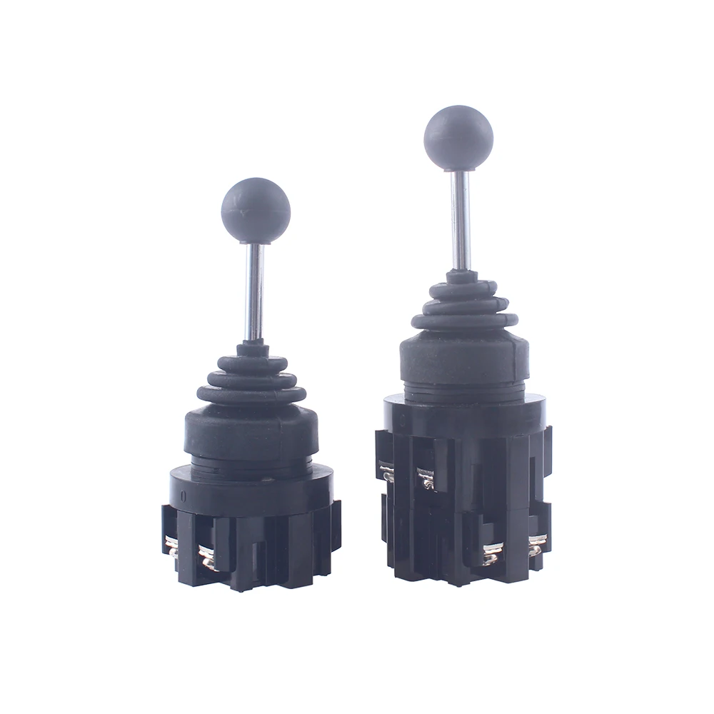 30mm XD2 Rocker Joystick Controller Spring Return Rotary Cross Switch Reset Self-locking Switches 4 Position 4NO Latching 2NO