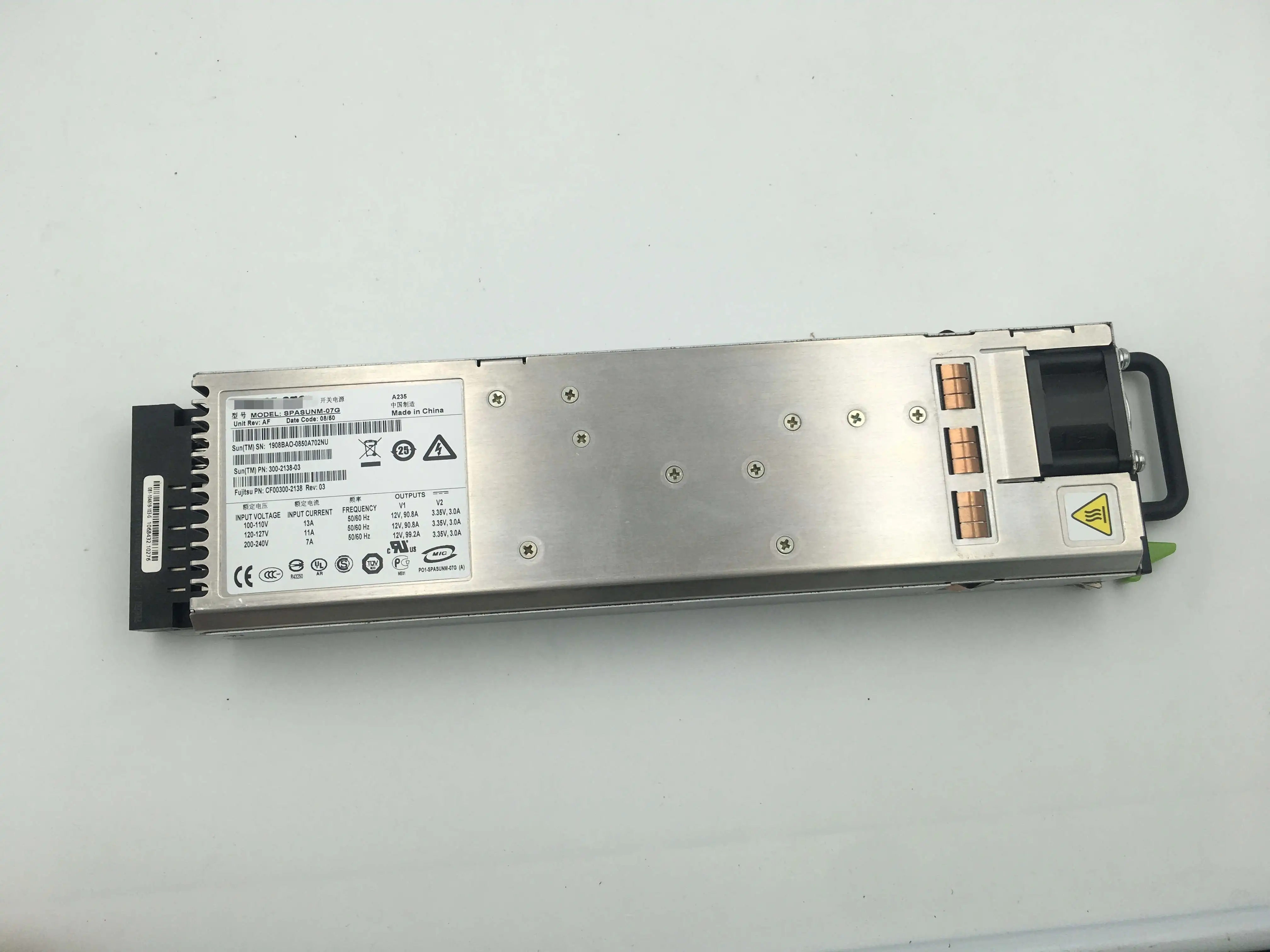 

SPASUNM-07G Original disassembled 95% new FOR Sun X4450 / T5220 / T5240 server power supply 300-2138-03 SPASUNM-07G